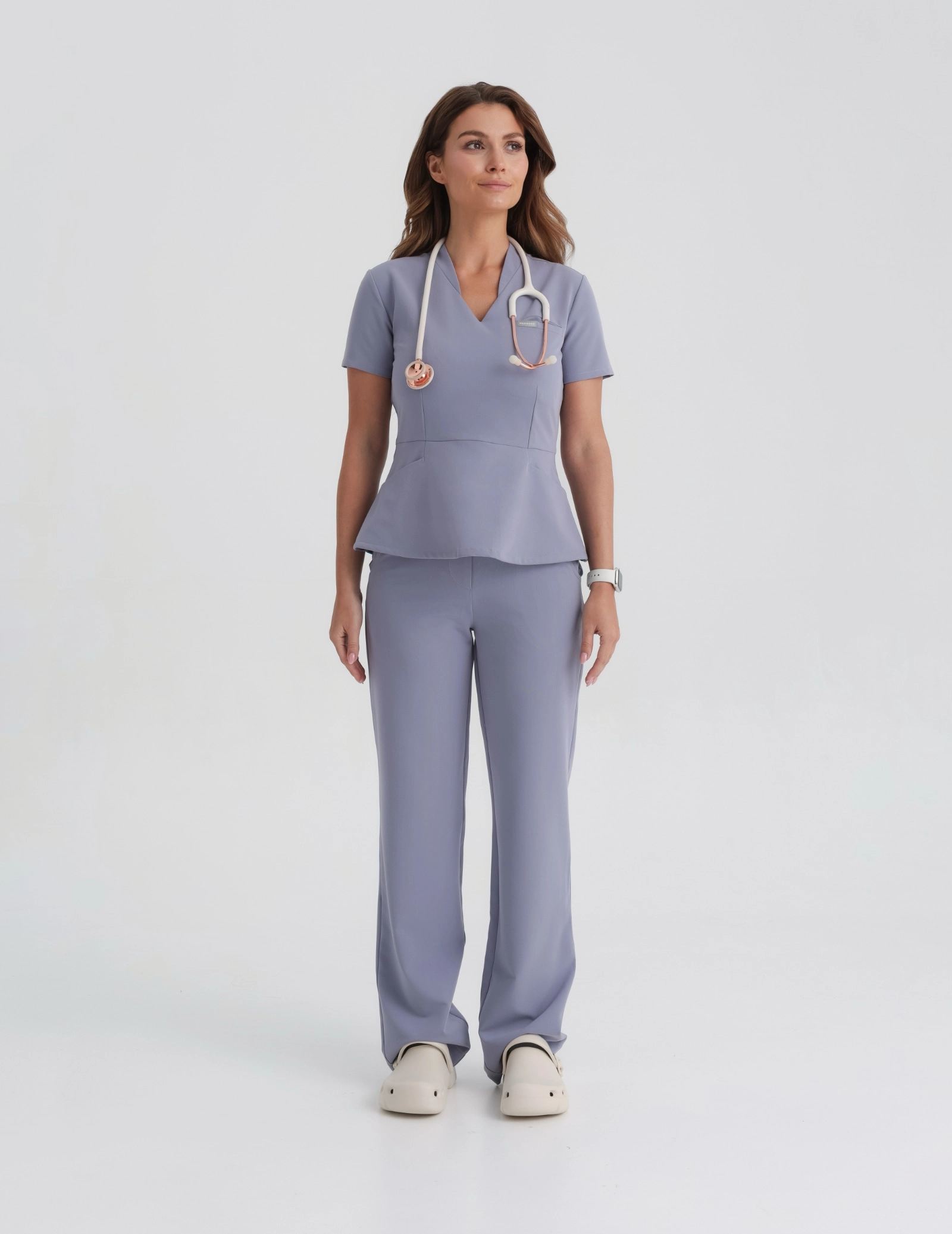 Bluză Medicală Kori - MILKY LAVENDER