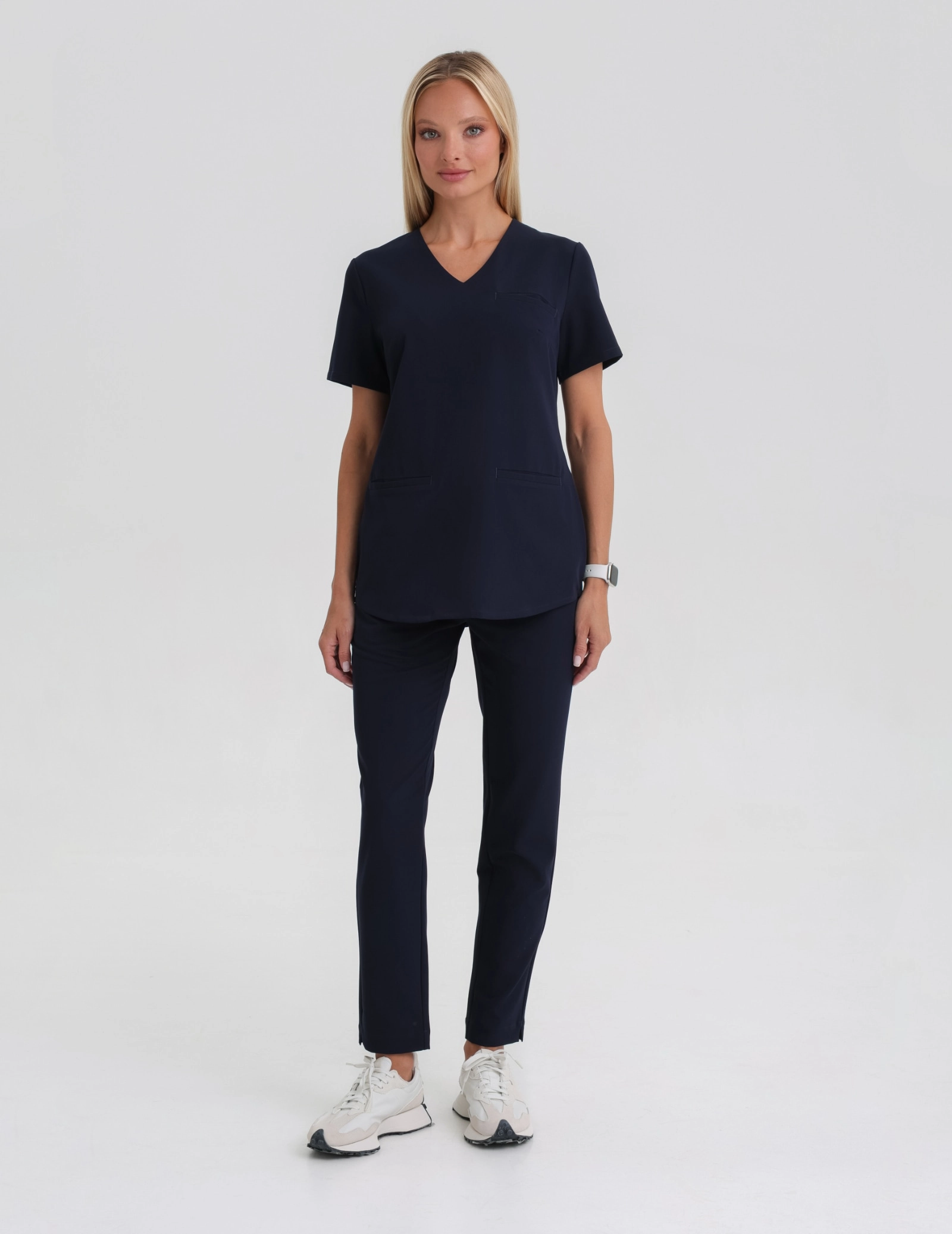 Pantaloni pentru femei Basic - DARK NAVY Pantaloni pentru femei Basic - DARK NAVY