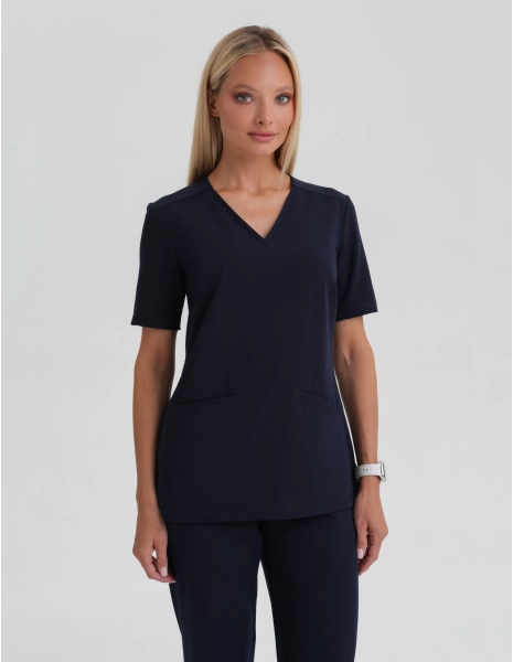 Bluză Medicală Casy - DARK NAVY
