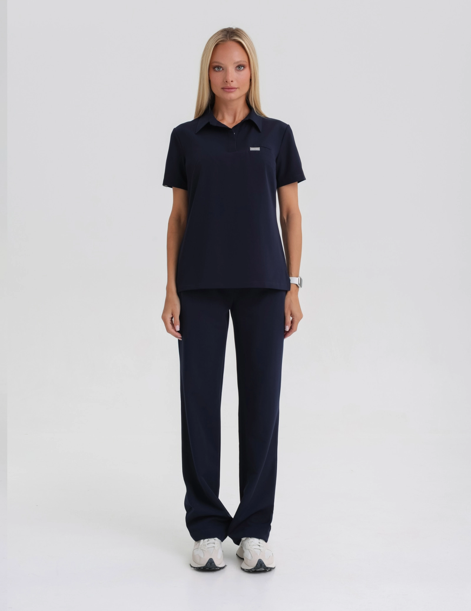 Bluză Medicală Polo - DARK NAVY