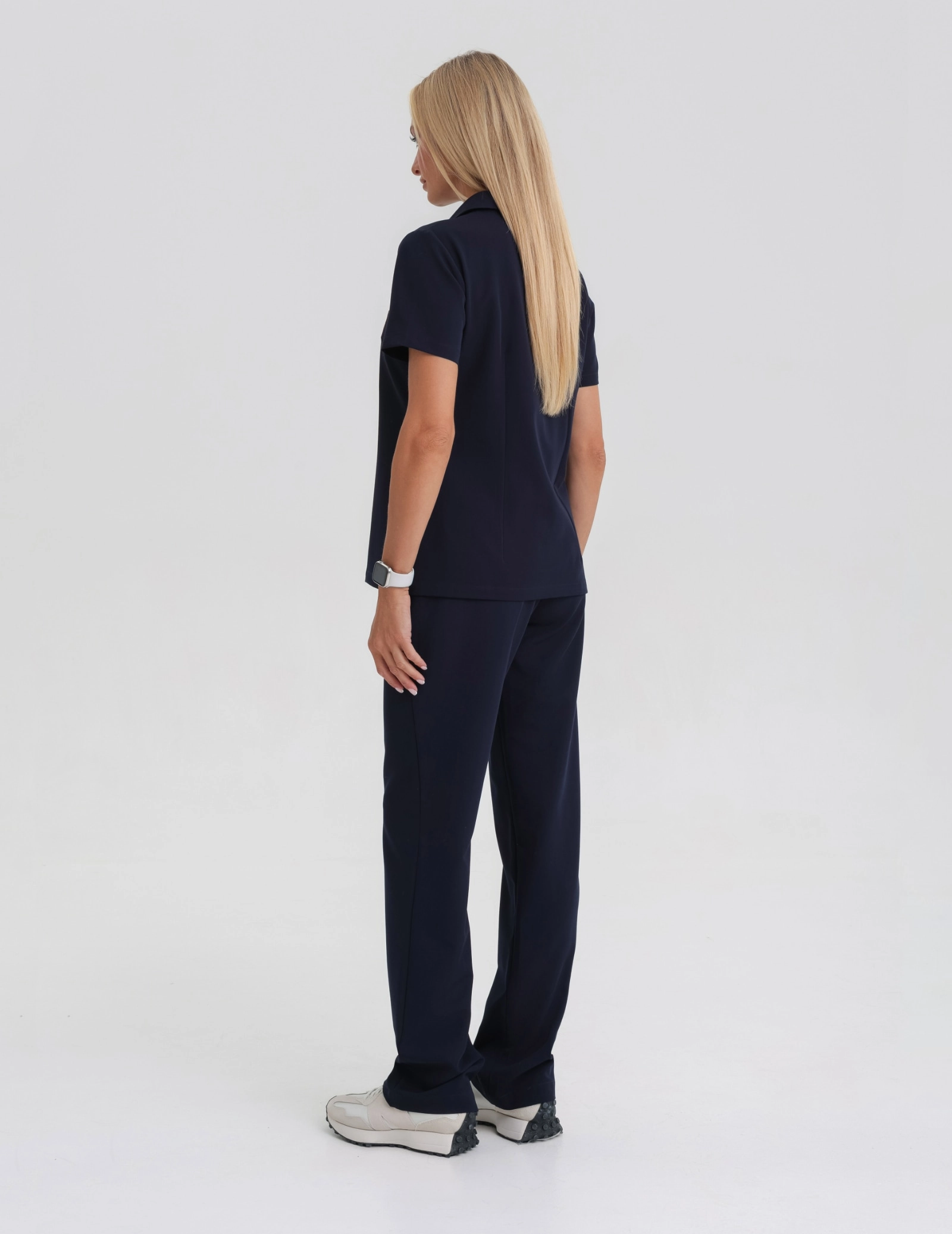 Bluză Medicală Polo - DARK NAVY
