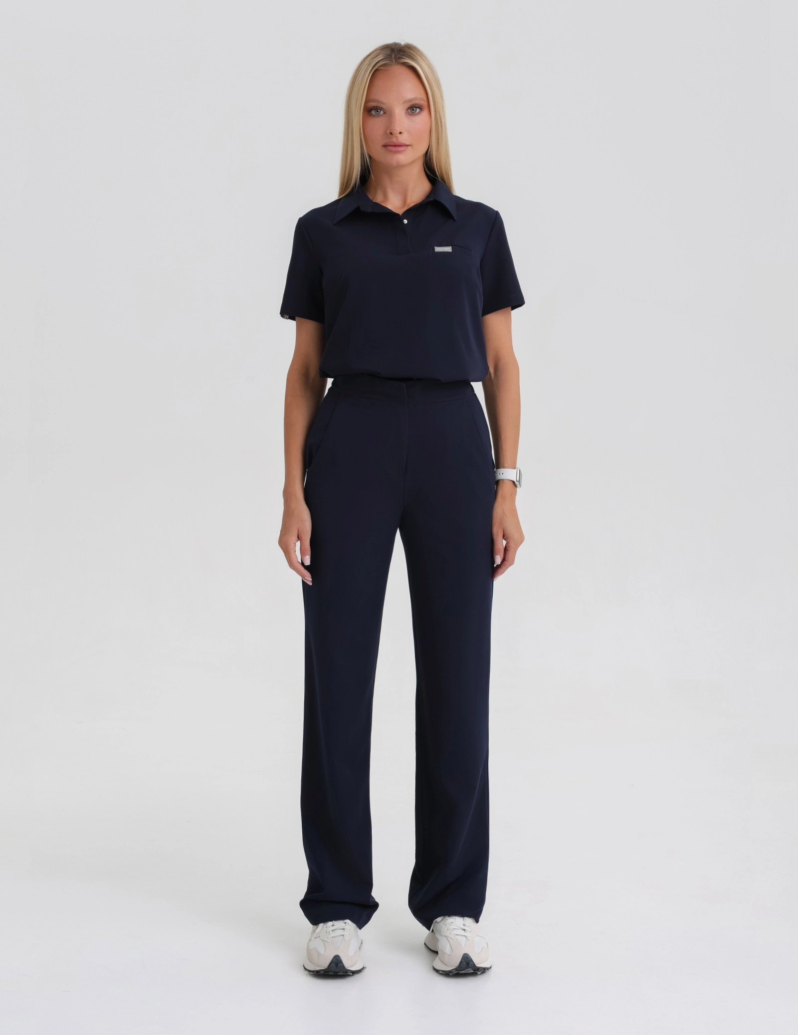 Bluză Medicală Polo - DARK NAVY