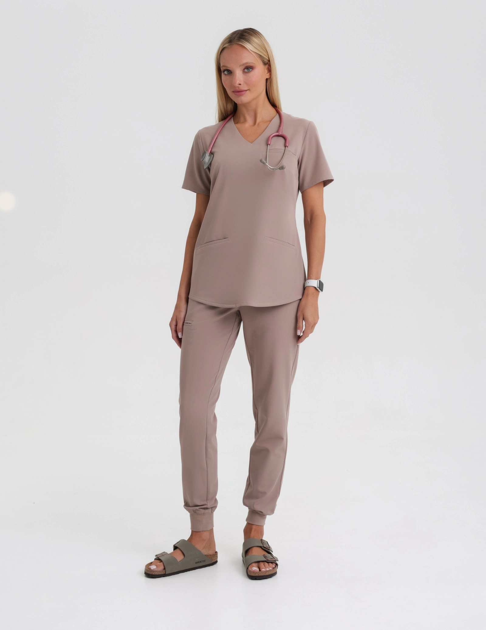 Pantaloni Jogger pentru femei - BEIGE