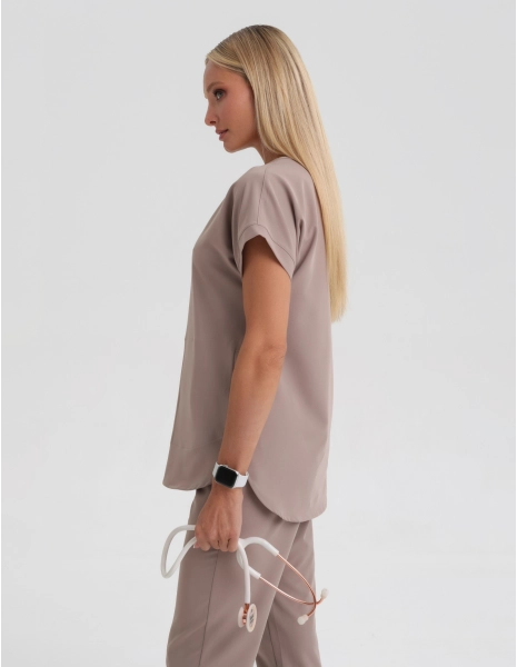 Bluza medicală Kendall - BEIGE