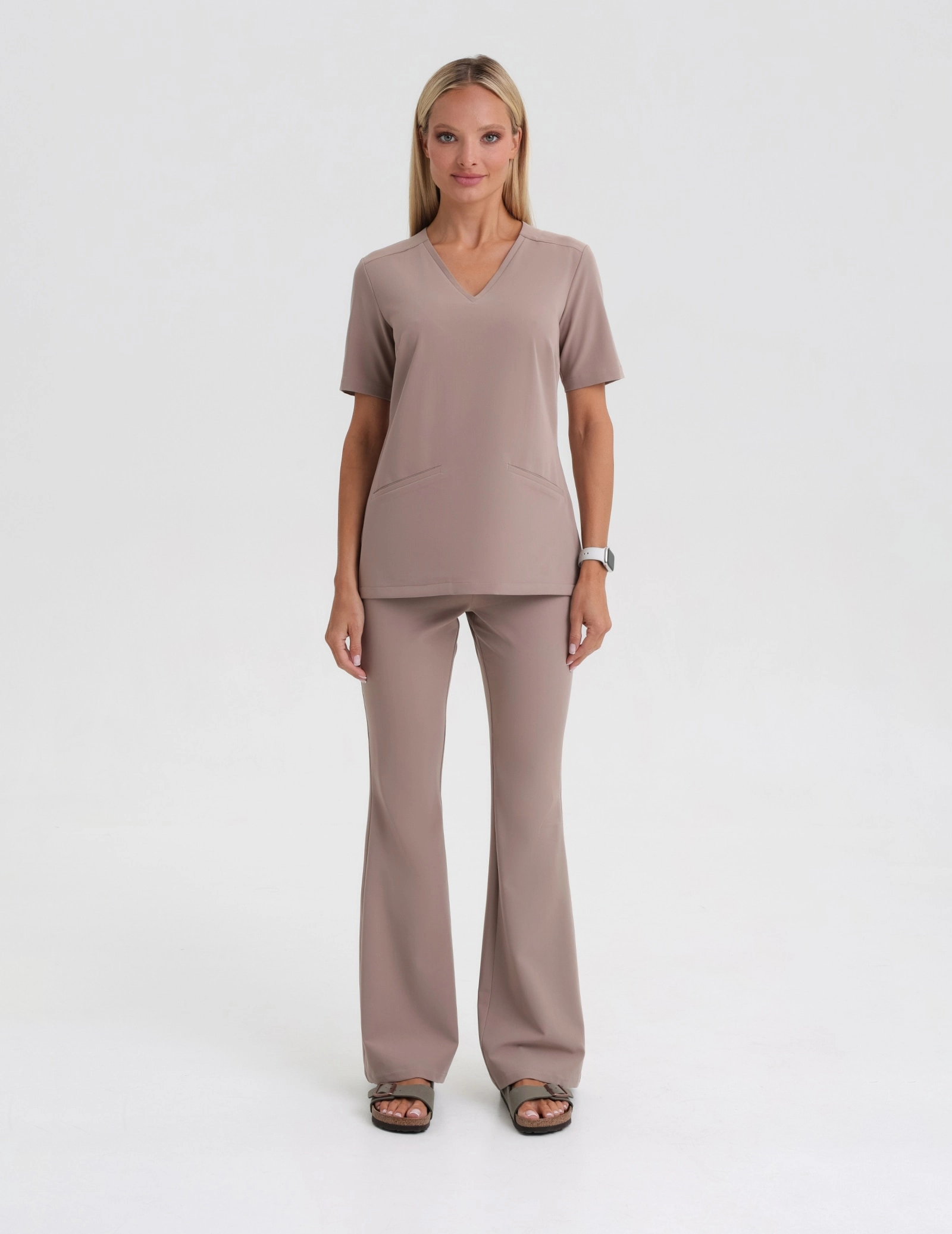 Bluză medicală Casy - BEIGE