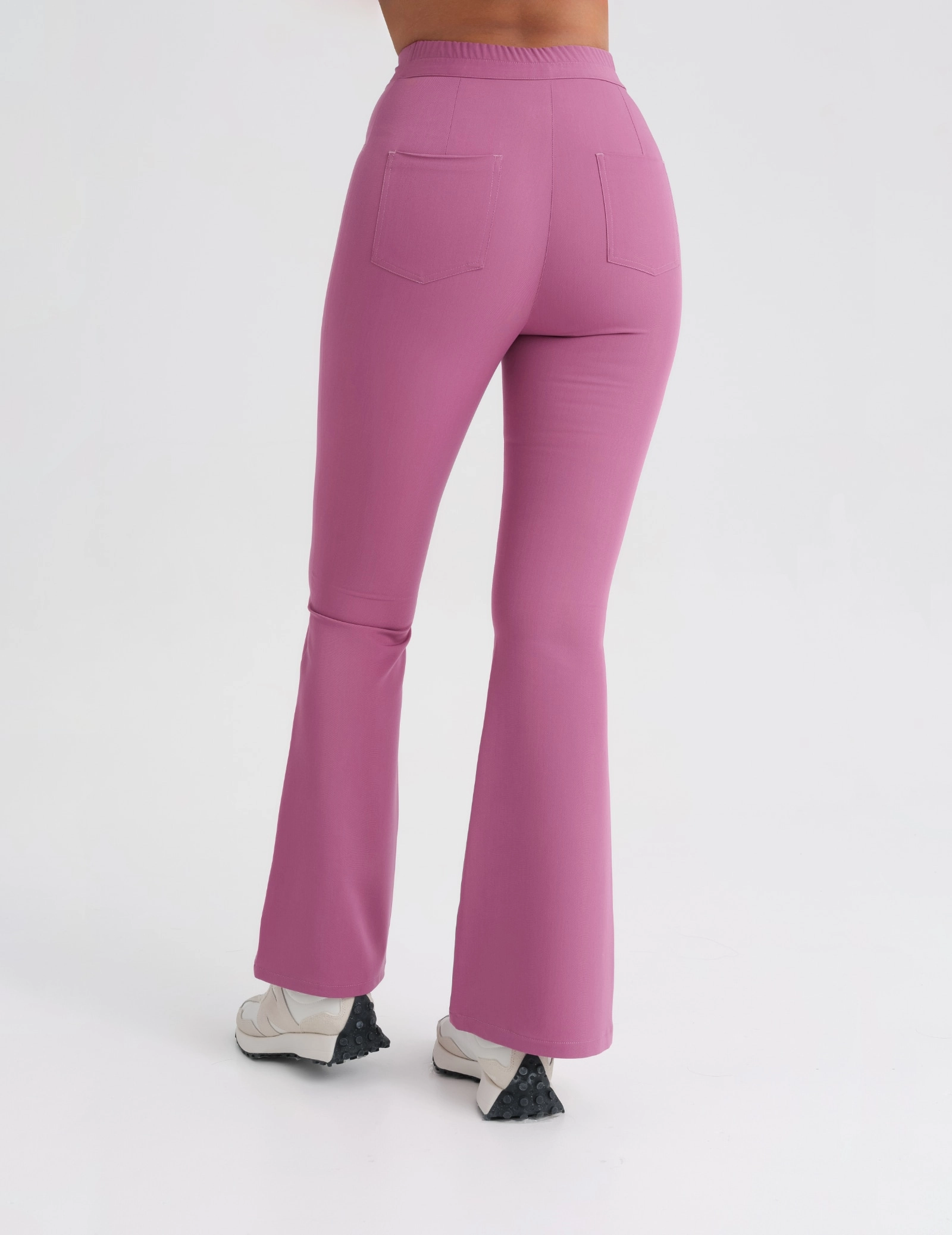 Pantaloni Medicali Dama Flare - BERRY SHAKE