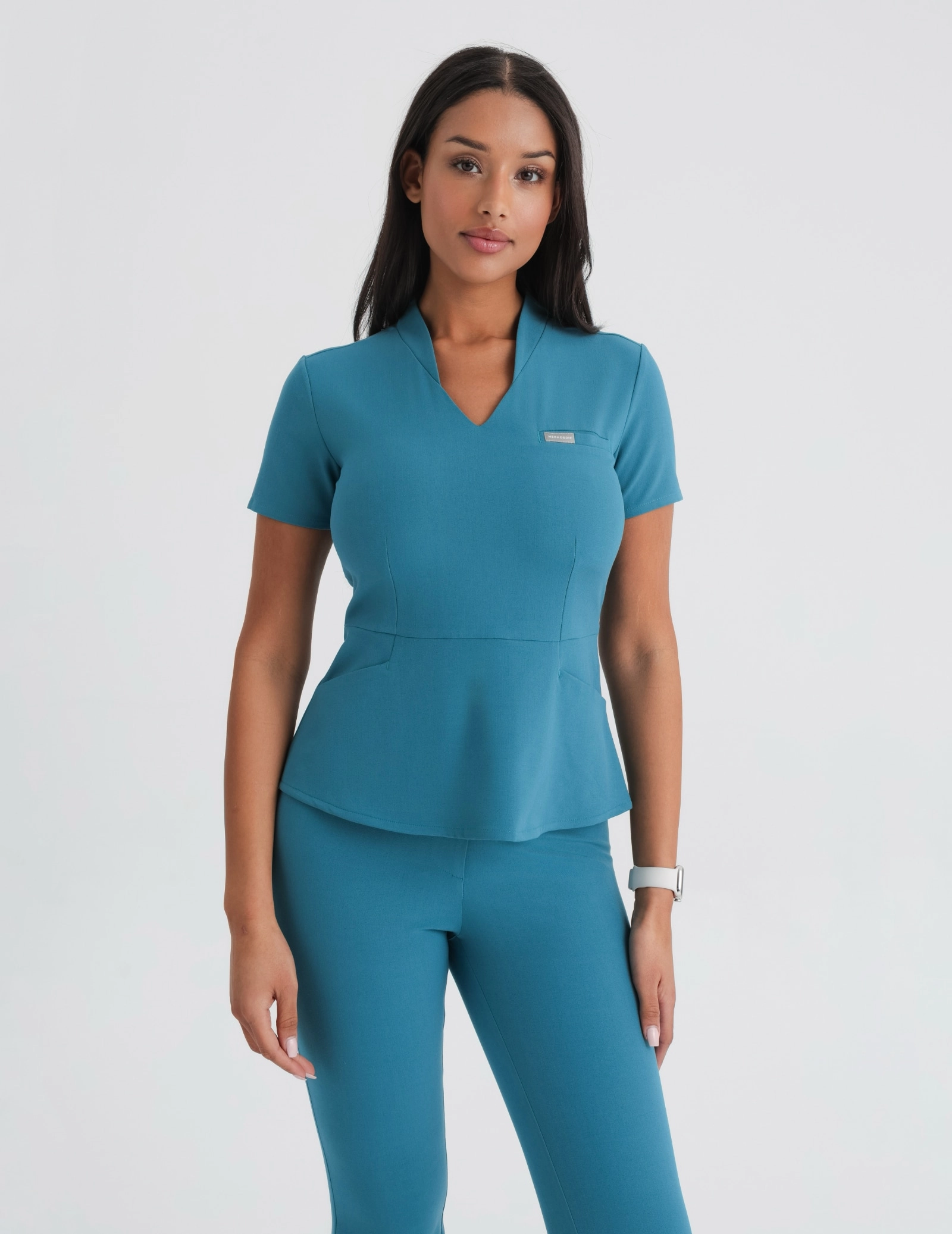 Bluză Medicală Kori - OCEAN BLUE Bluză Medicală Kori - OCEAN BLUE