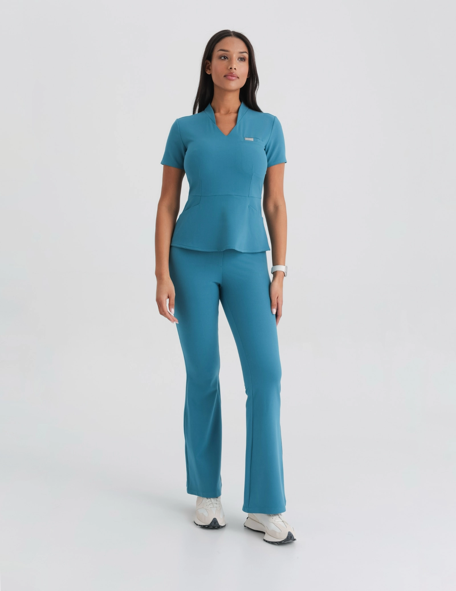 Bluză Medicală Kori - OCEAN BLUE Bluză Medicală Kori - OCEAN BLUE