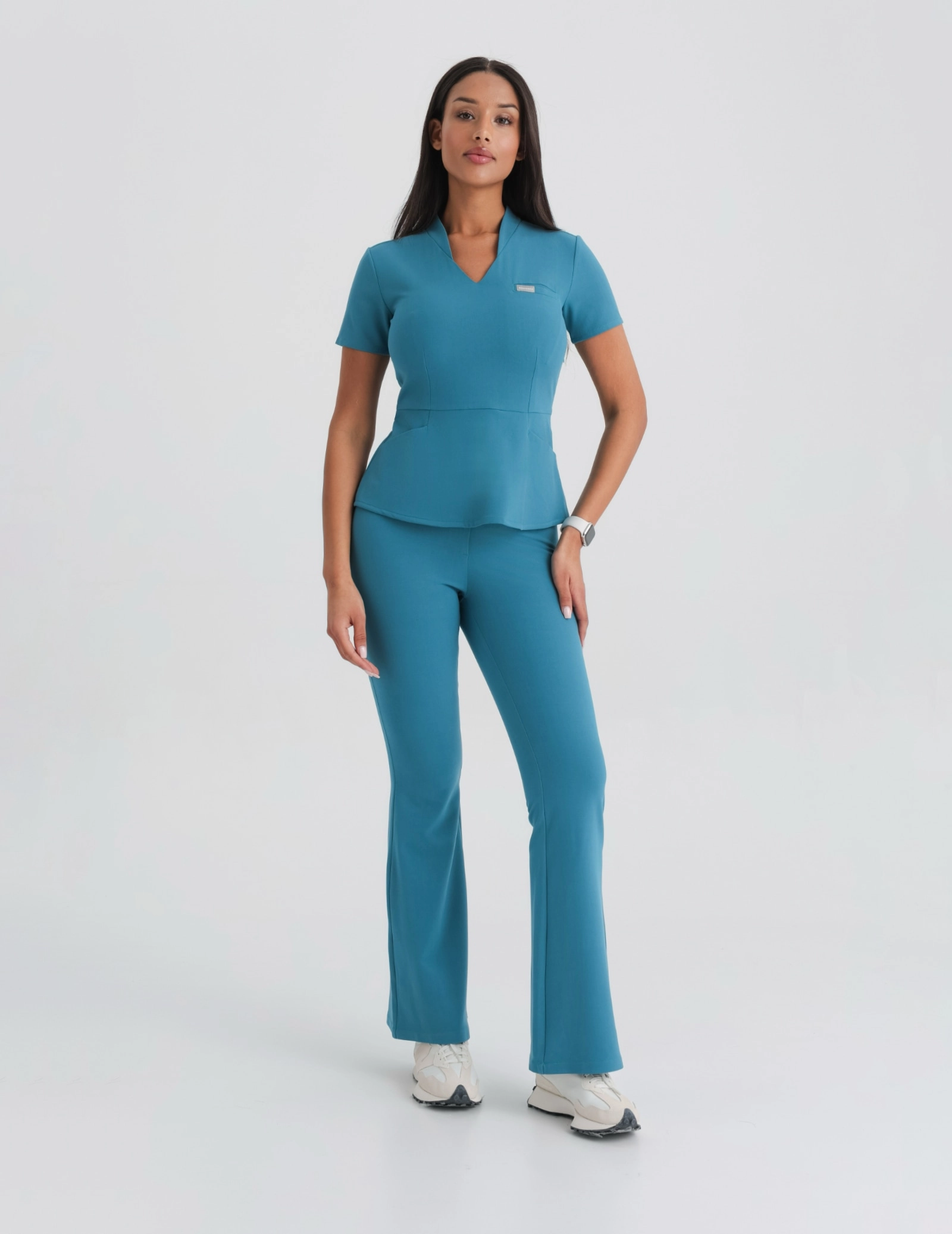 Bluză Medicală Kori - OCEAN BLUE Bluză Medicală Kori - OCEAN BLUE