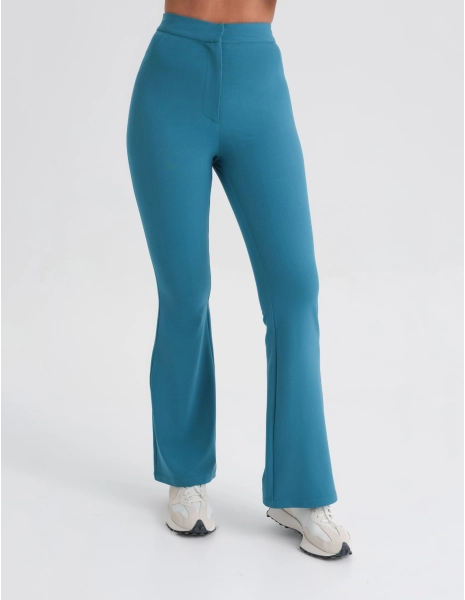 Pantaloni Medicali Dama Flare - OCEAN BLUE