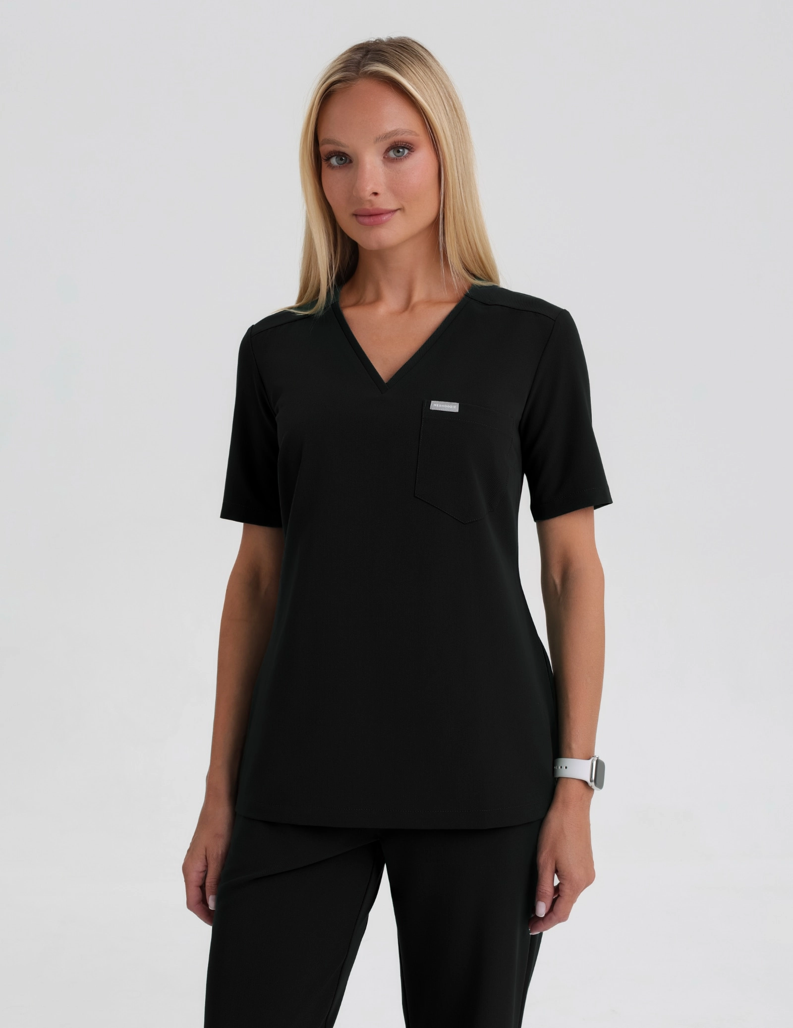 Bluză Medicală Raya One Pocket - BLACK
