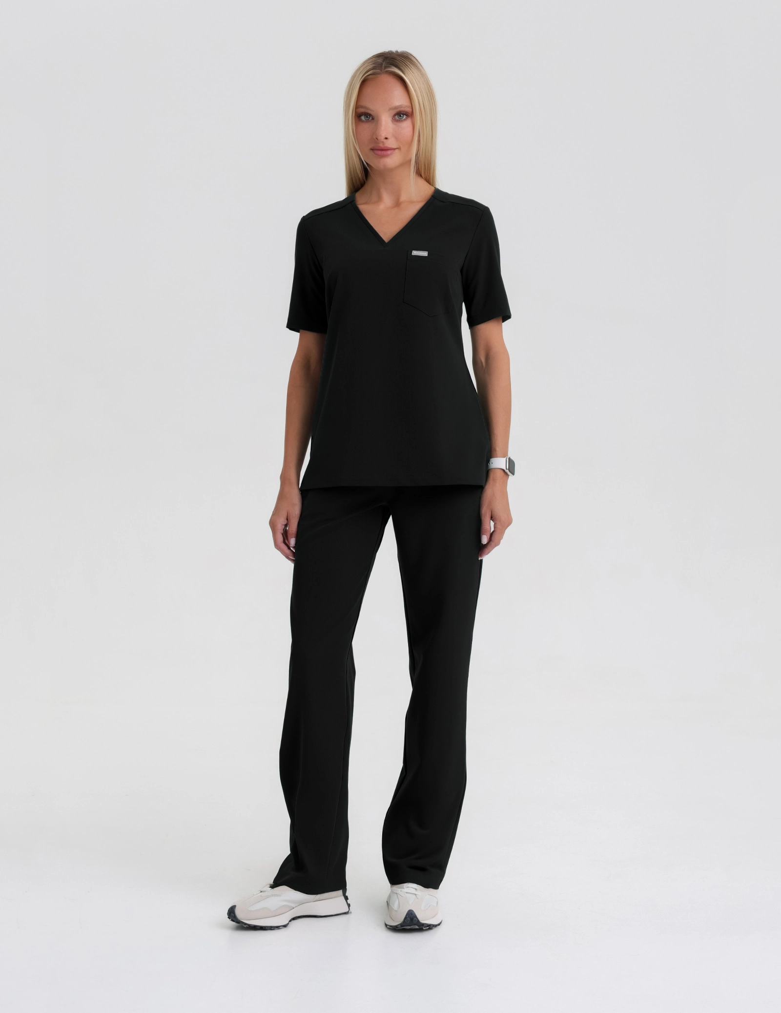 Bluză Medicală Raya One Pocket - BLACK