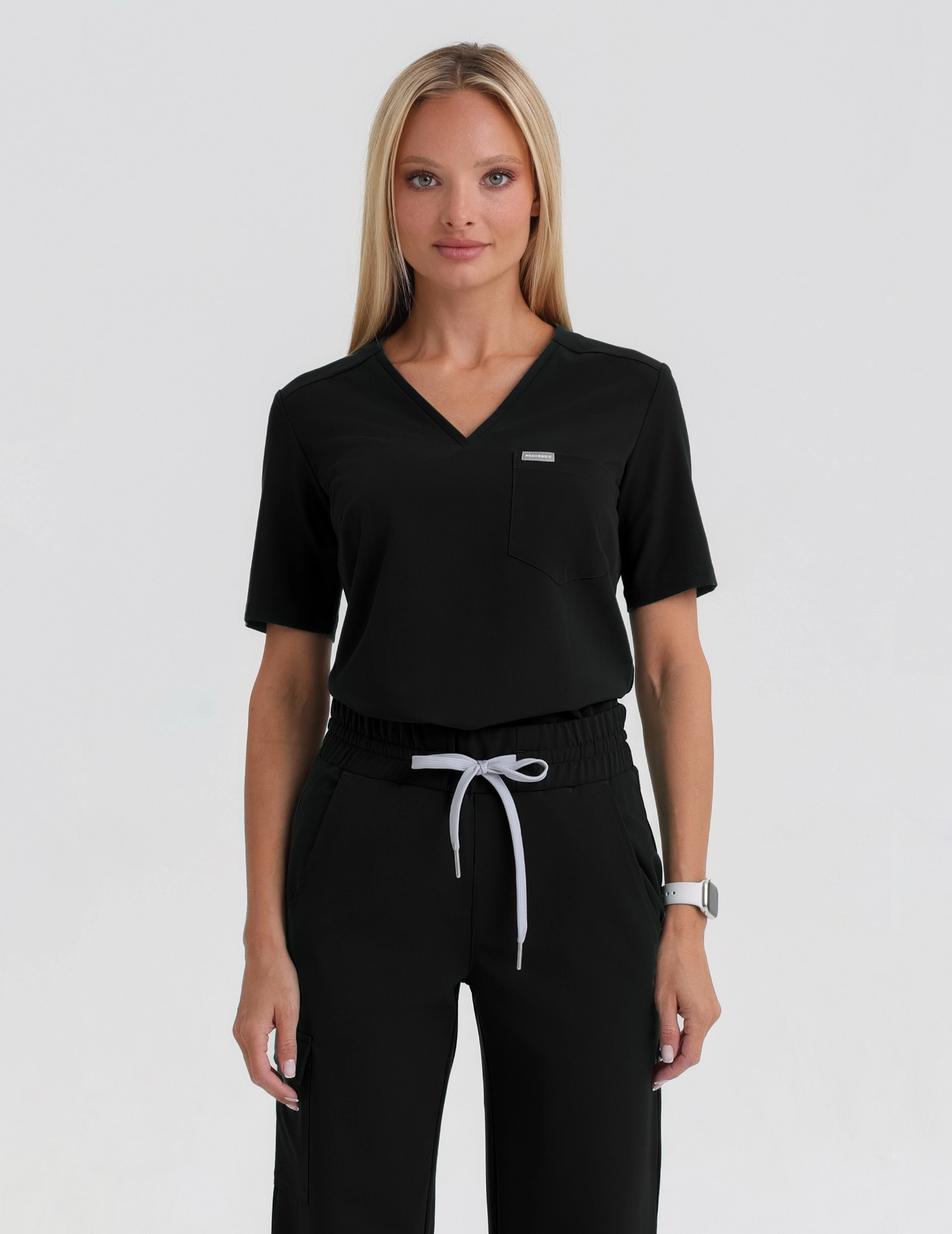 Bluză Medicală Raya One Pocket - BLACK