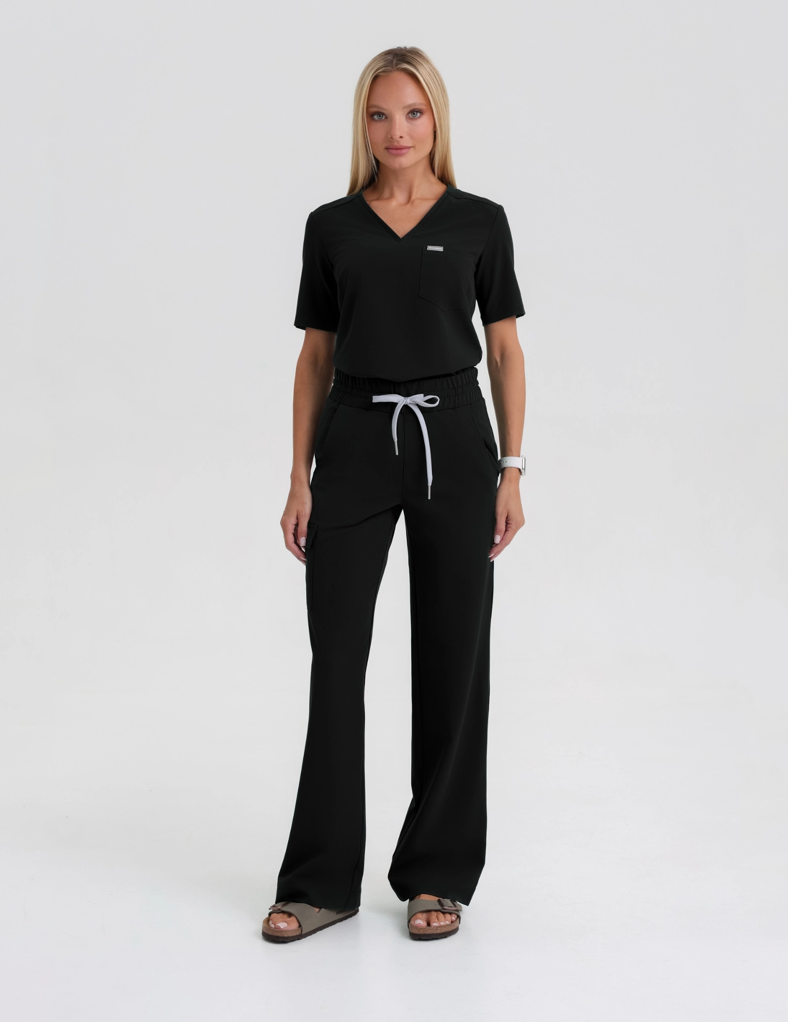 Bluză Medicală Raya One Pocket - BLACK