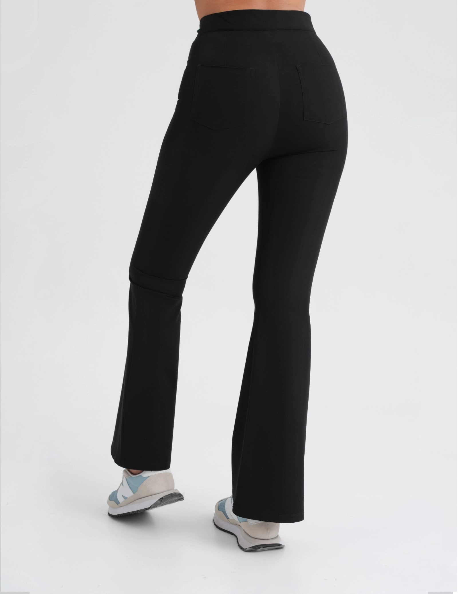 Pantaloni Medicali Dama Flare - BLACK