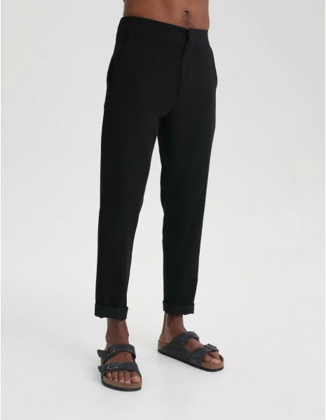 Pantaloni Medicali Barbati Chinosy - BLACK
