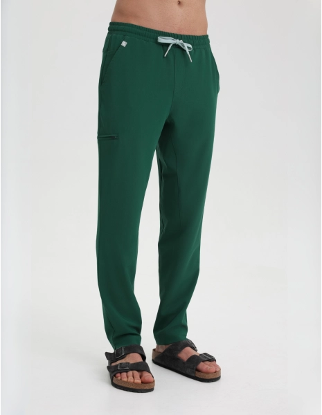 Pantaloni basic pentru bărbați - DEEP GREEN