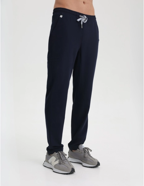 Pantaloni Basic pentru bărbați - DARK NAVY