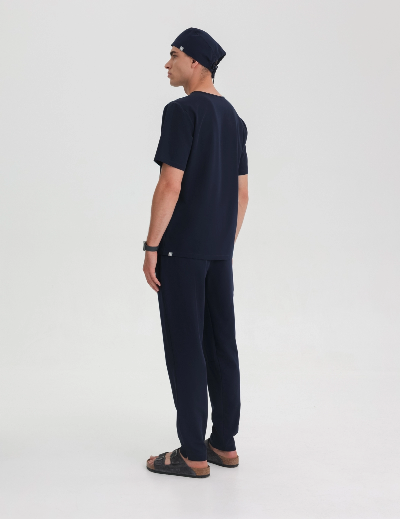 Pantaloni Basic pentru bărbați - DARK NAVY