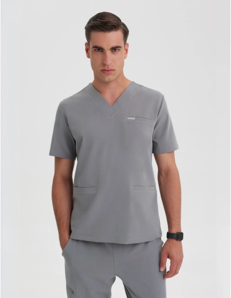 Tricou medical Birbal - SHARK GRAY