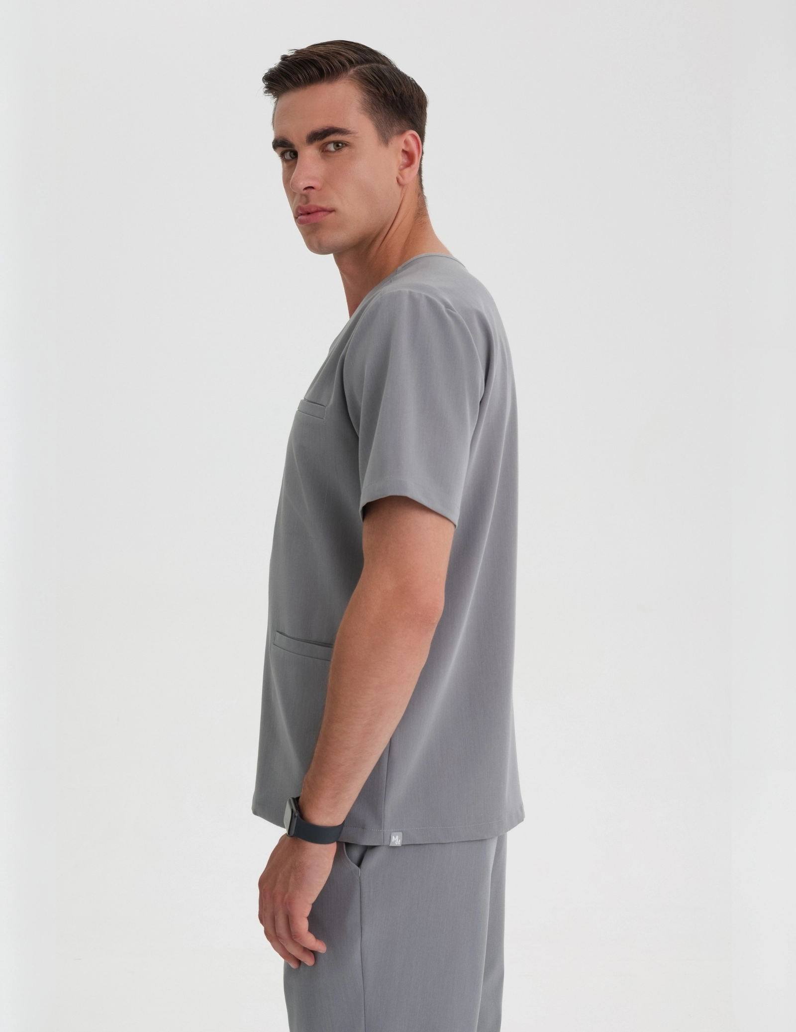 Tricou medical Birbal - SHARK GRAY