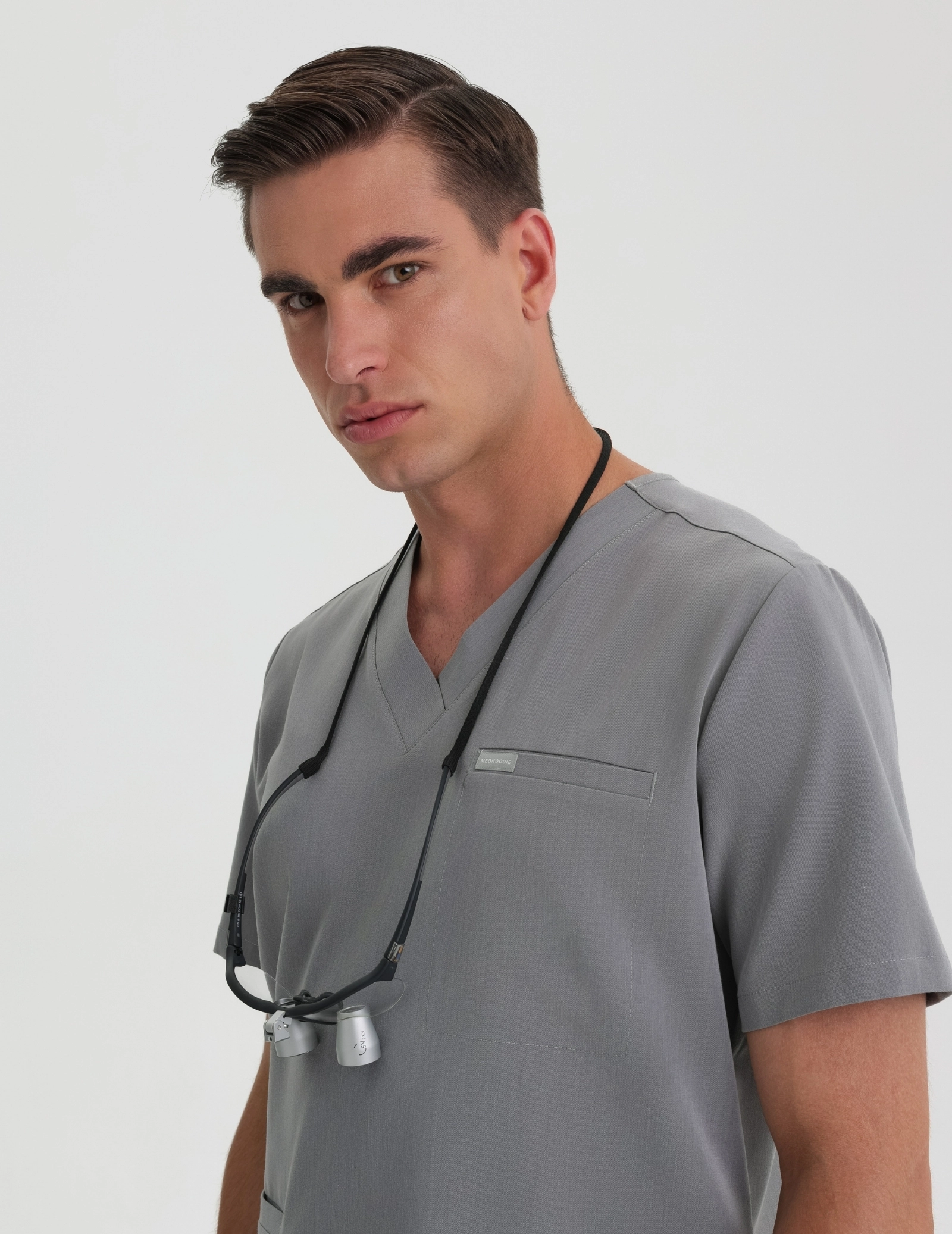 Tricou medical Birbal - SHARK GRAY