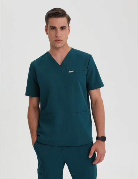 Tricou medical Birbal - VERDE PROFUND