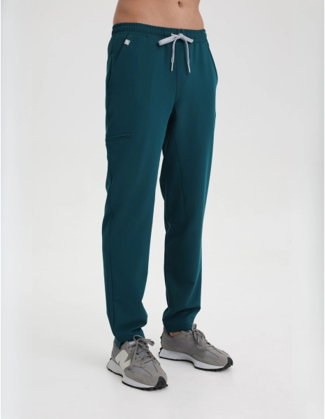 Pantaloni basic pentru bărbați - DEEP GREEN