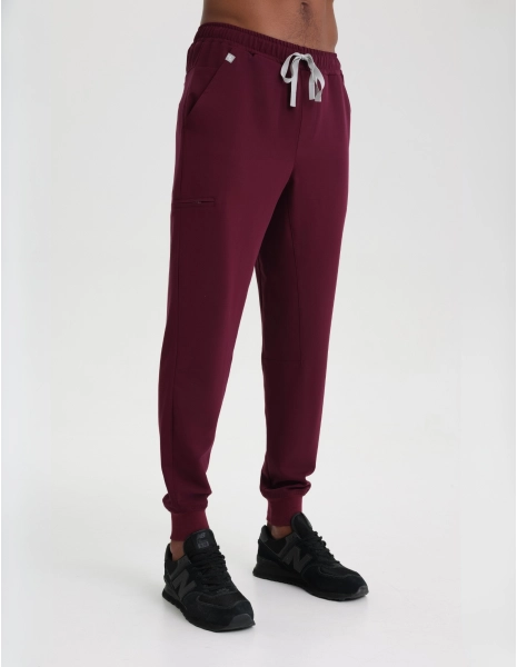 Pantaloni Joggers pentru bărbați - BURGUNDY