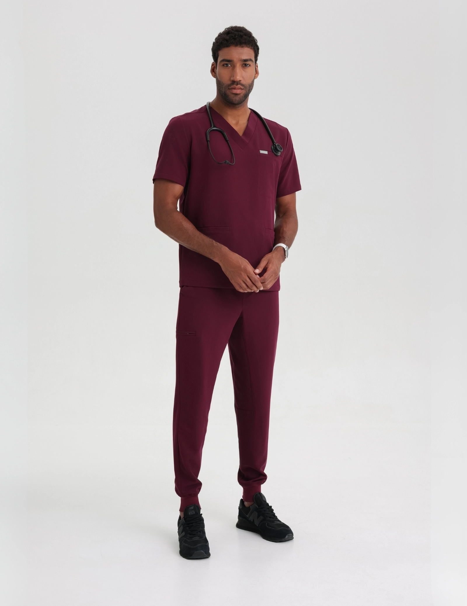 Pantaloni Joggers pentru bărbați - BURGUNDY Pantaloni Joggers pentru bărbați - BURGUNDY