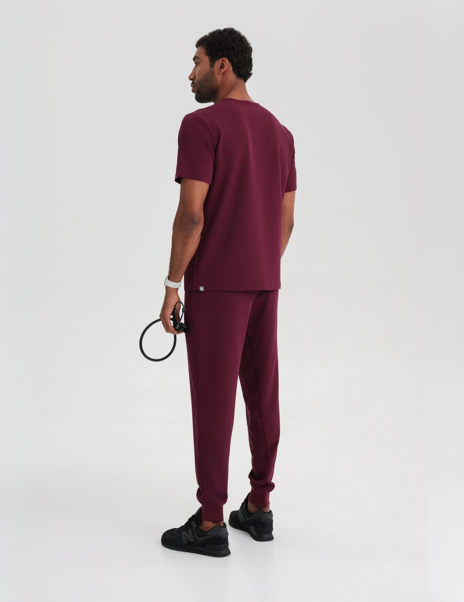 Pantaloni Joggers pentru bărbați - BURGUNDY Pantaloni Joggers pentru bărbați - BURGUNDY