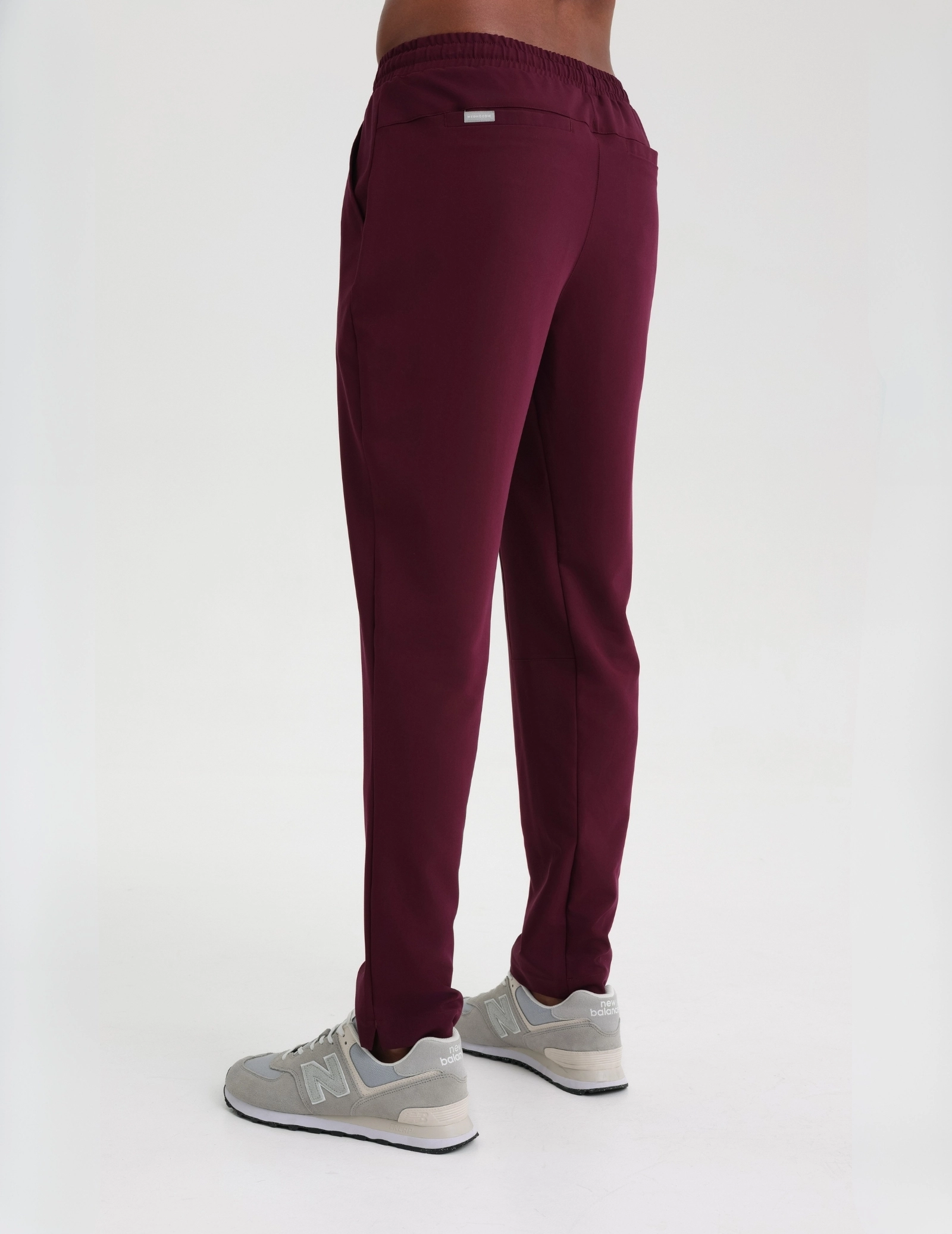 Pantaloni basic pentru bărbați - BURGUNDY
