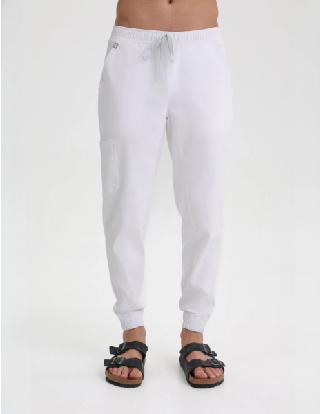 Pantaloni Joggers pentru bărbați - Alb