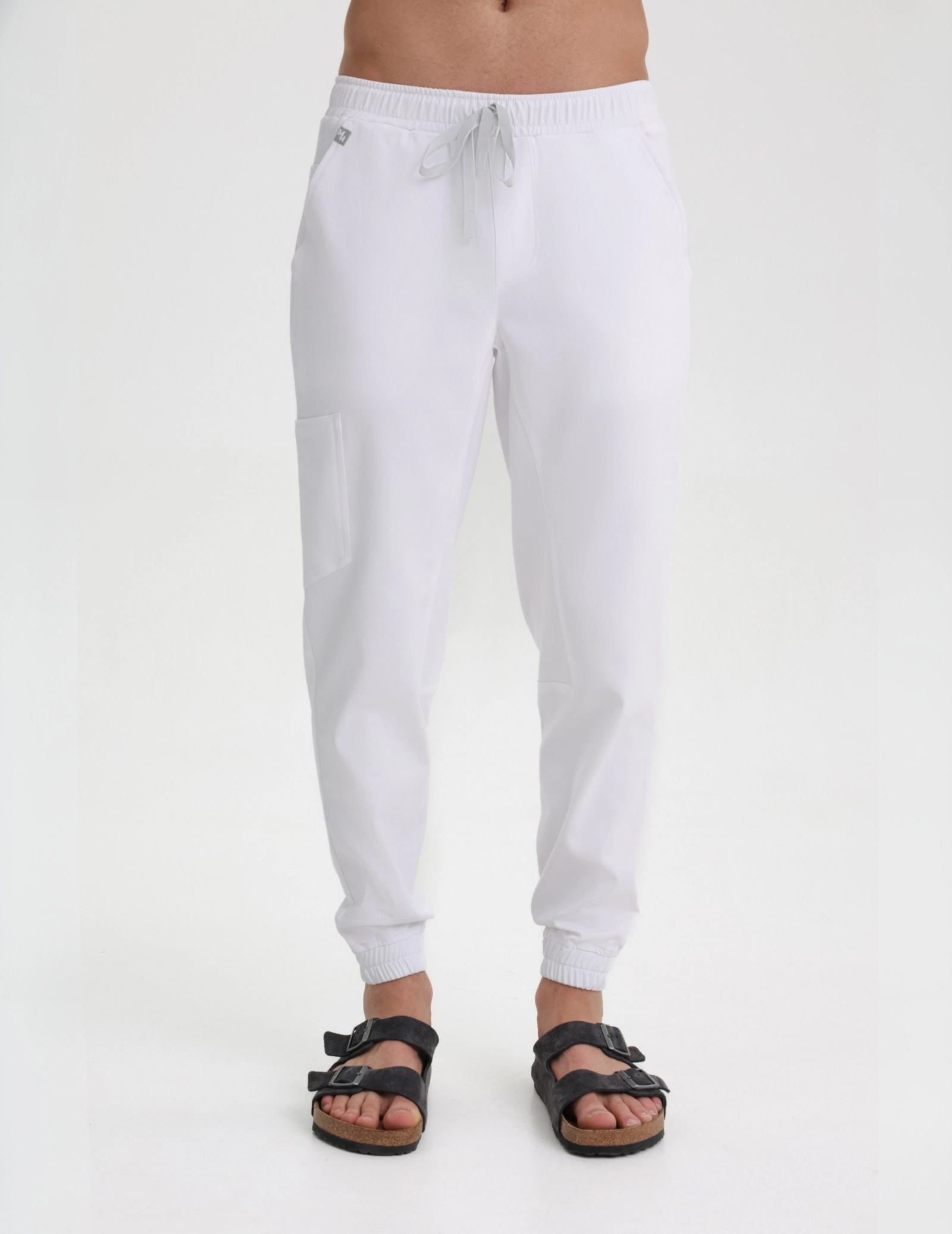 Pantaloni Joggers pentru bărbați - Alb Pantaloni Joggers pentru bărbați - Alb