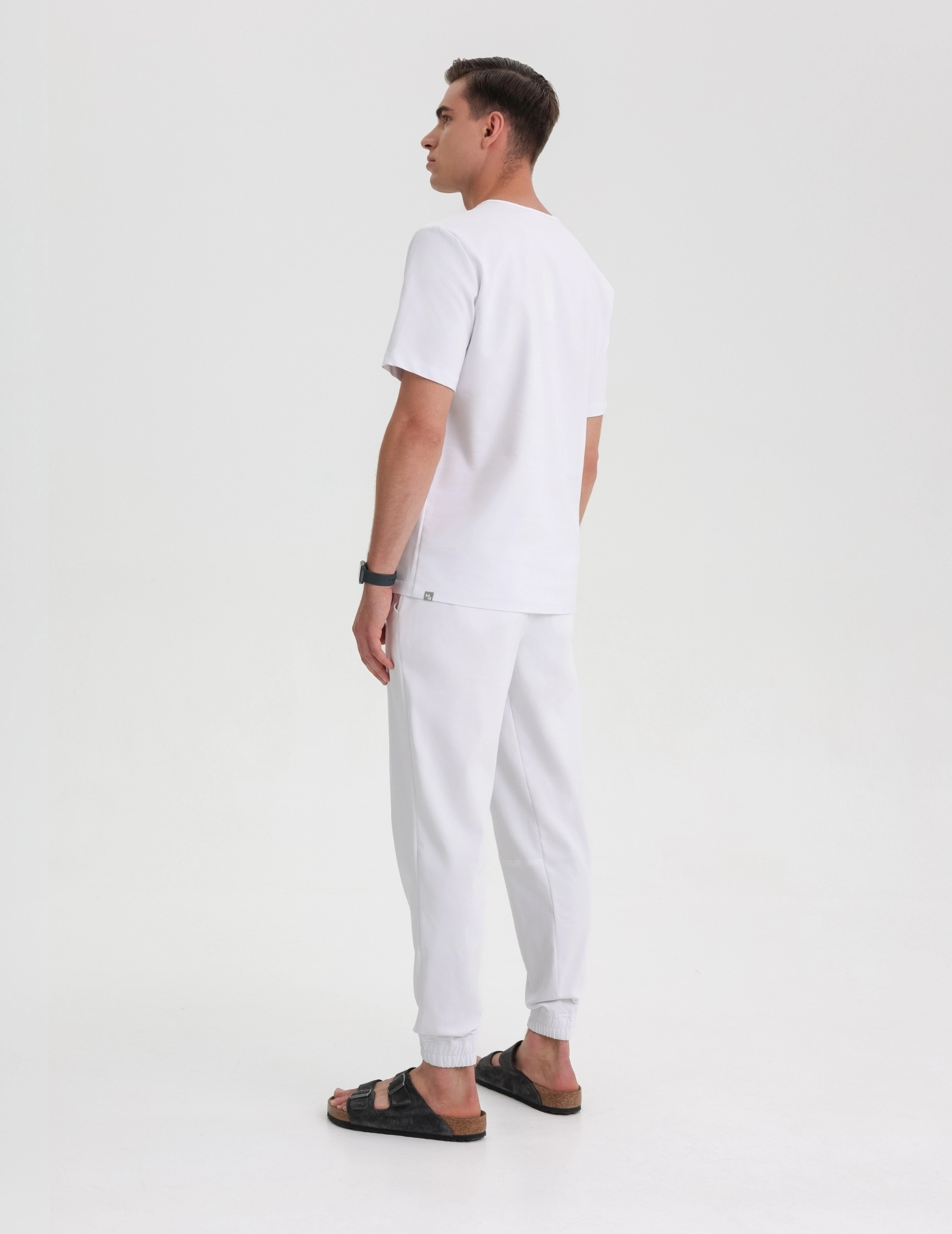 Pantaloni Joggers pentru bărbați - Alb Pantaloni Joggers pentru bărbați - Alb