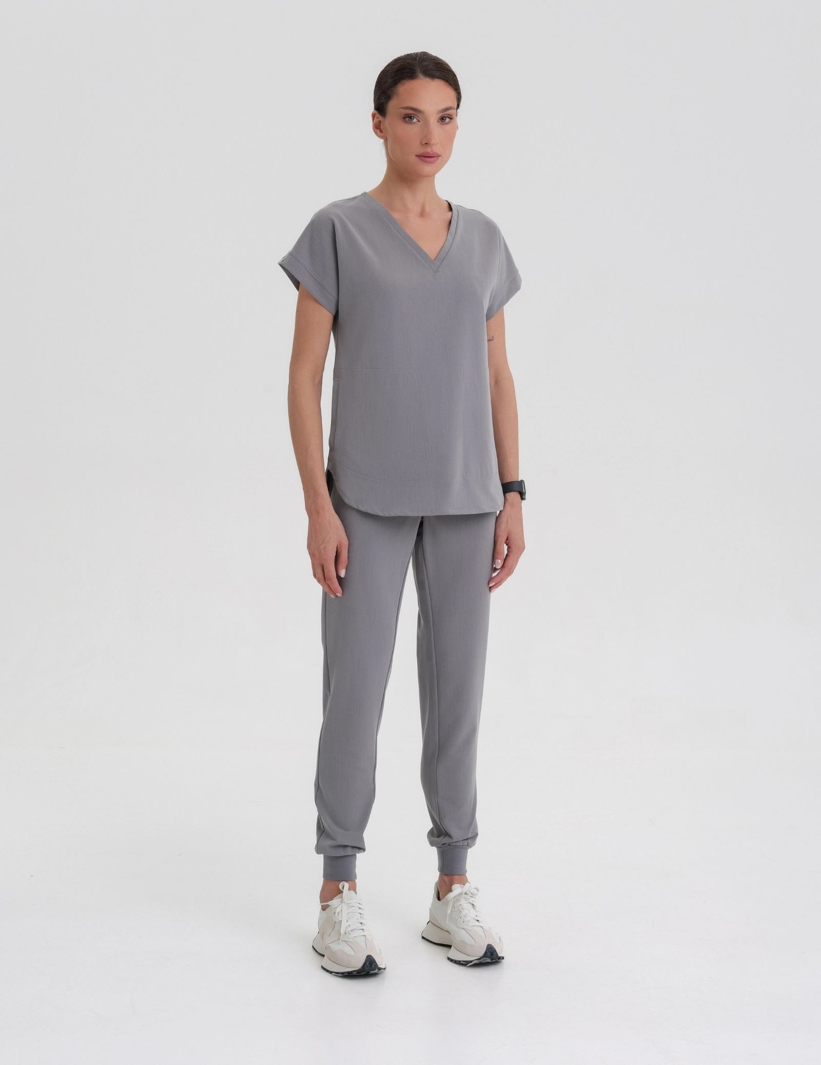 Pantaloni Joggers pentru femei - SHARK GRAY Pantaloni Joggers pentru femei - SHARK GRAY