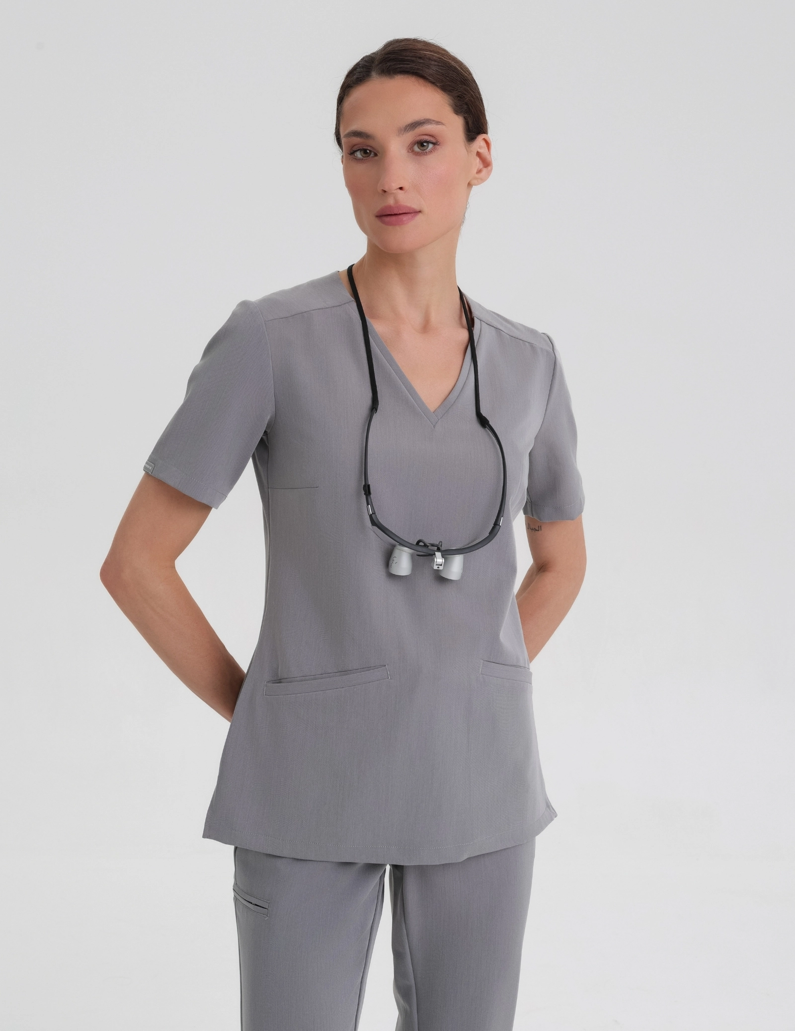 Bluză Medicală Casy - SHARK GRAY