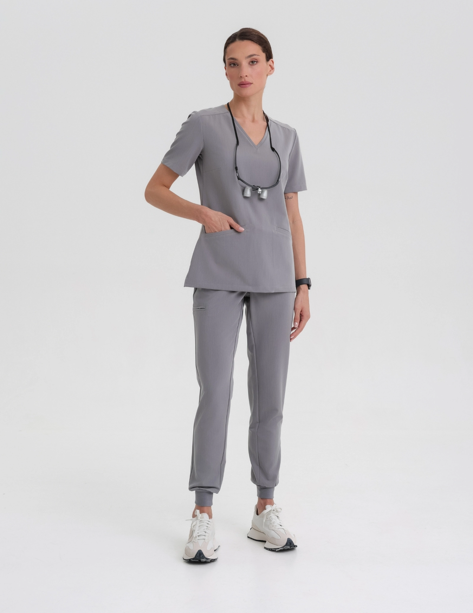 Bluză Medicală Casy - SHARK GRAY