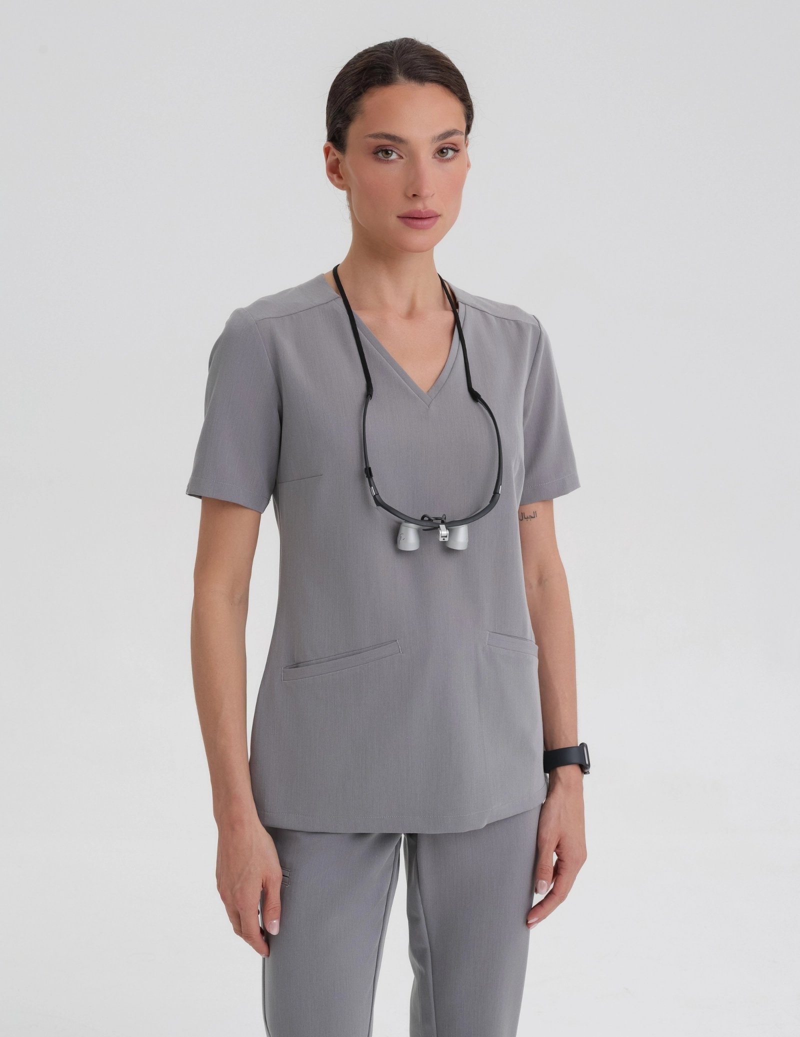 Bluză Medicală Casy - SHARK GRAY