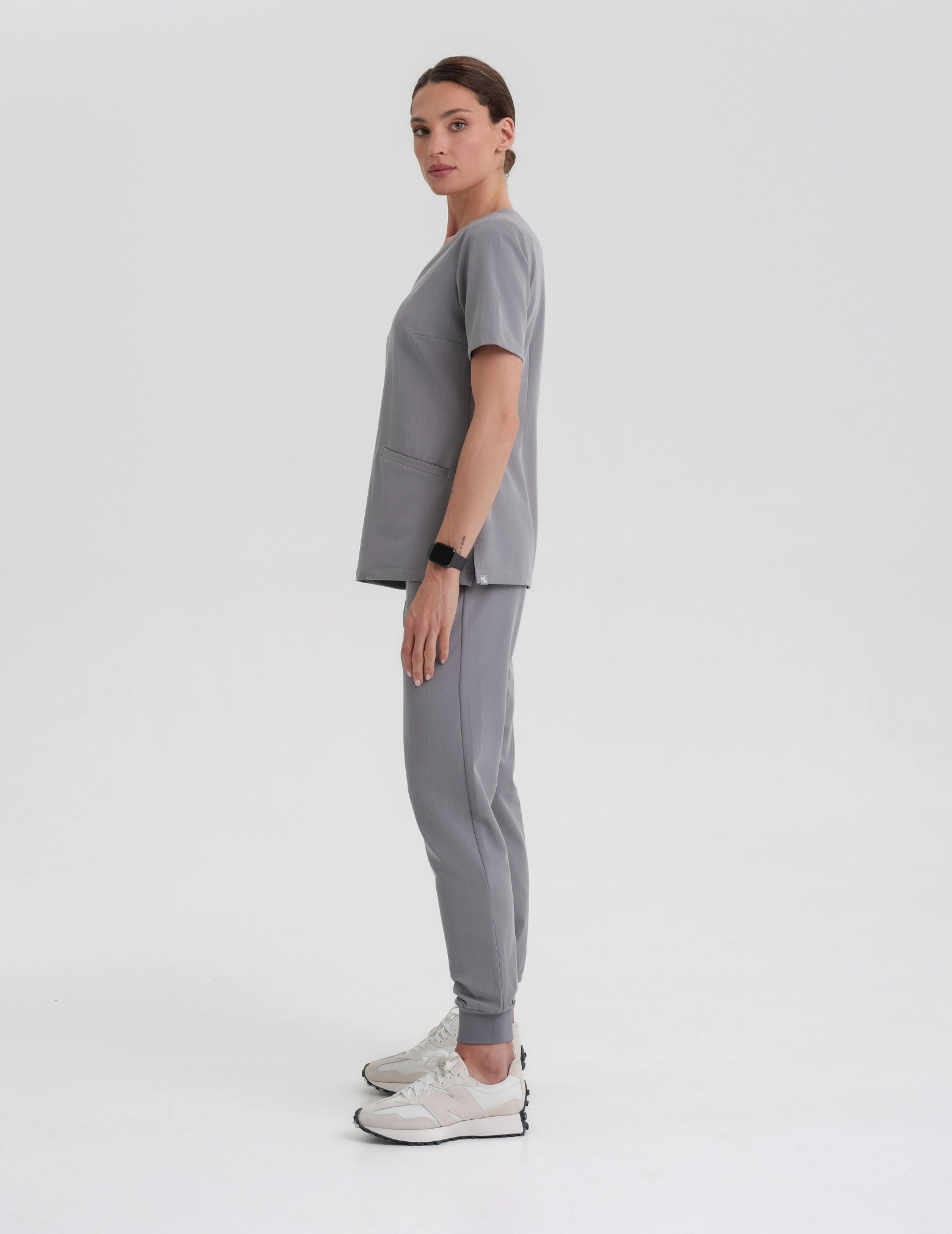 Bluză Medicală Casy - SHARK GRAY