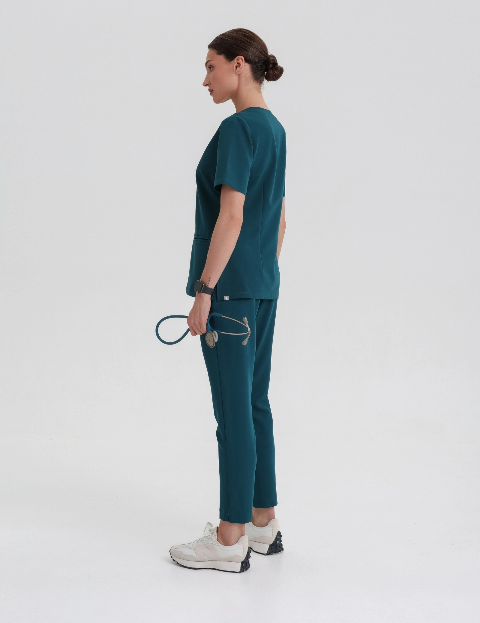 Pantaloni pentru femei Basic - DEEP GREEN