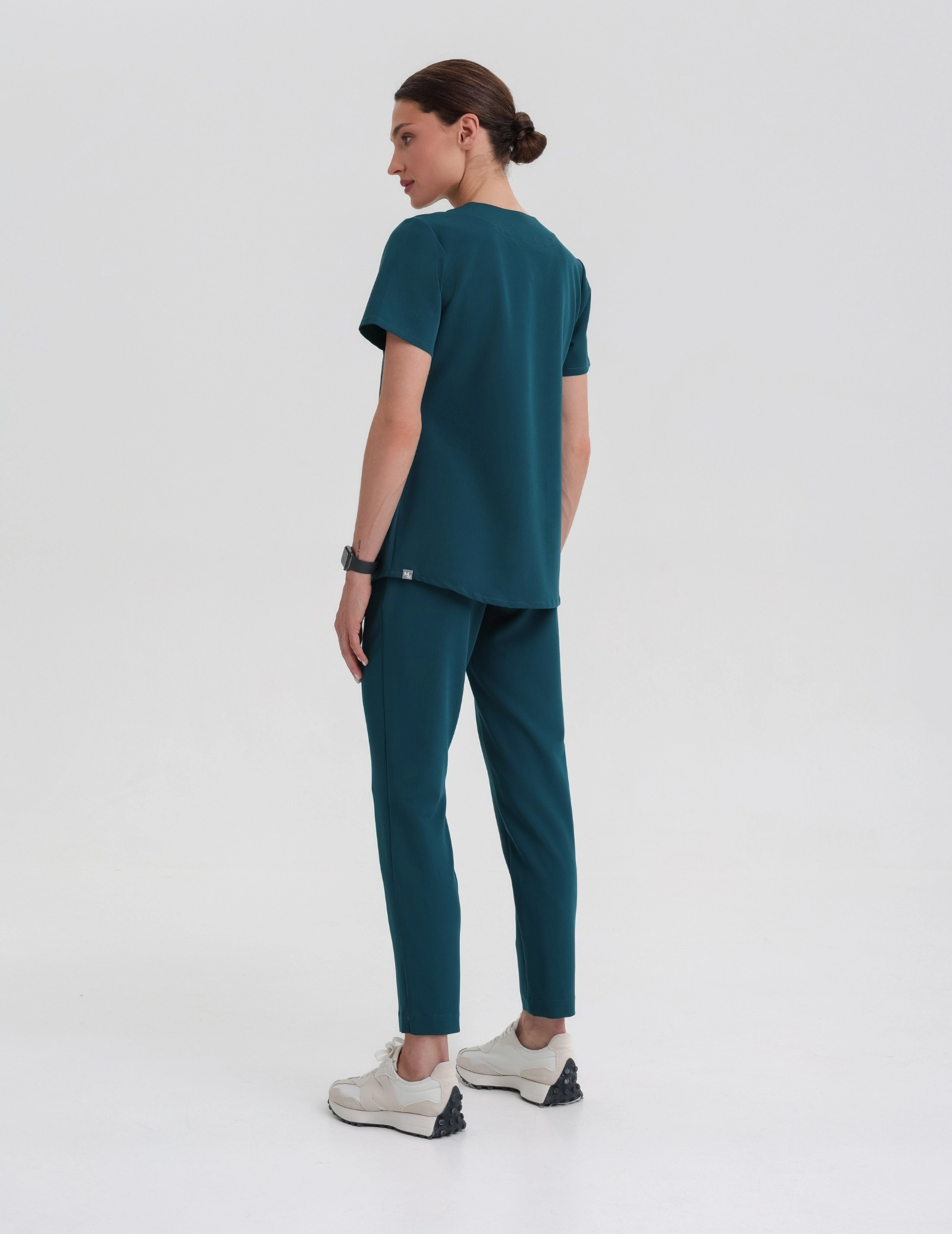 Pantaloni pentru femei Basic - DEEP GREEN