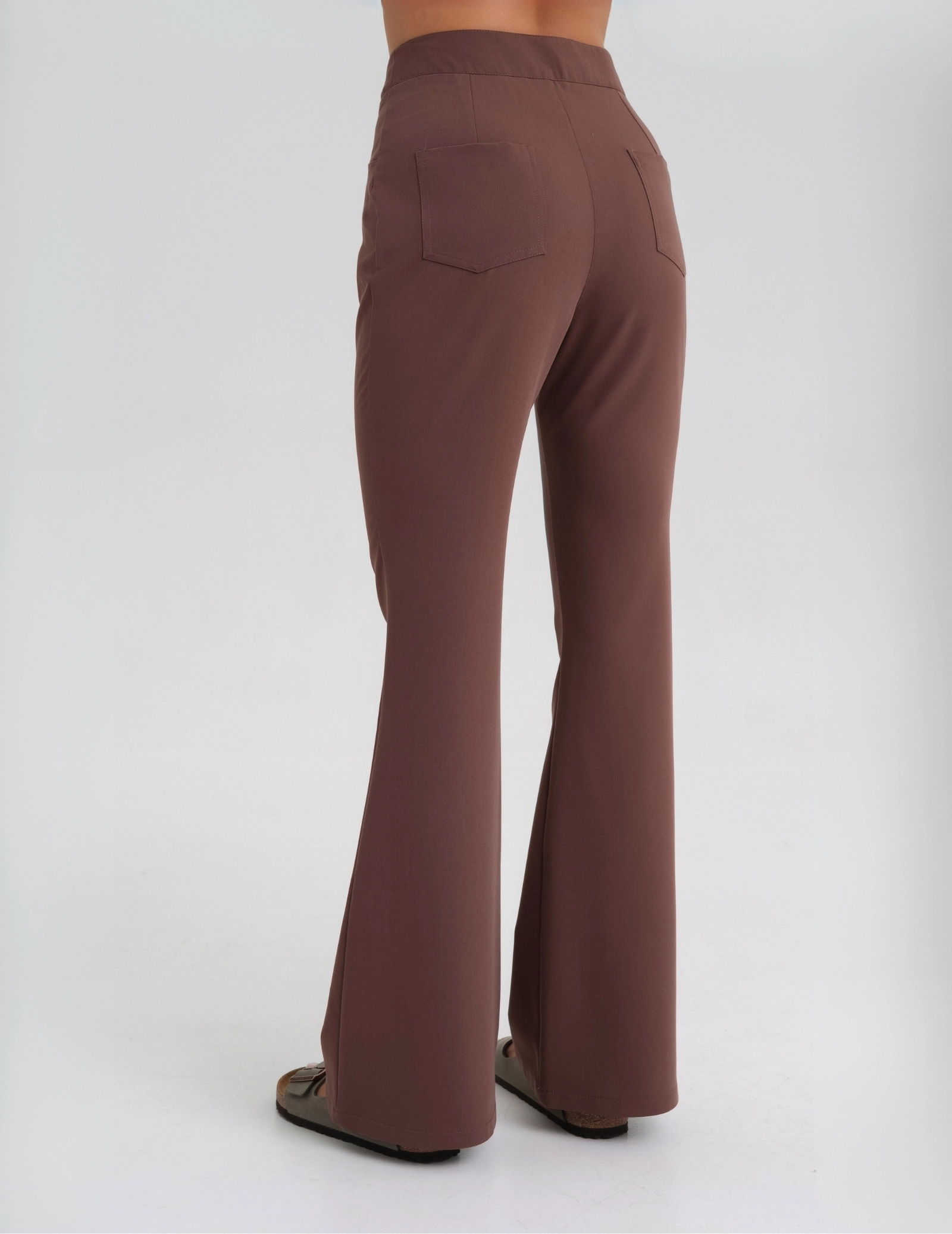Pantaloni Medicali Dama Flare - MILKY BROWN