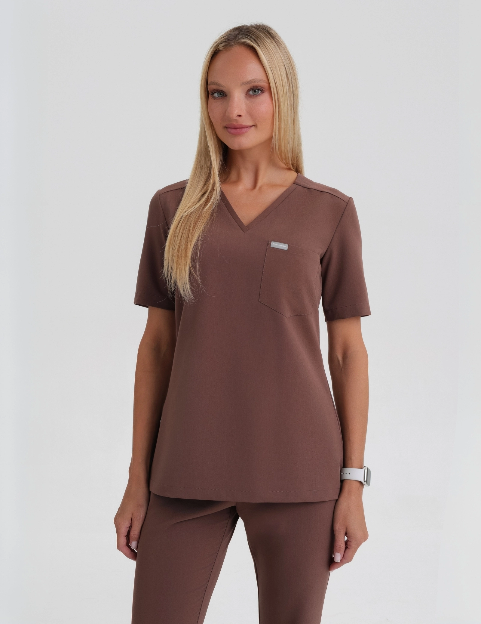 Bluză Medicală Raya One Pocket - MILKY BROWN Bluză Medicală Raya One Pocket - MILKY BROWN