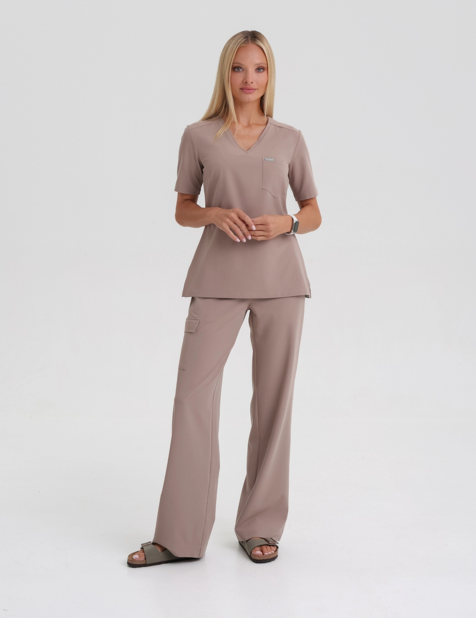 Bluză Medicală Raya One Pocket - BEIGE Bluză Medicală Raya One Pocket - BEIGE