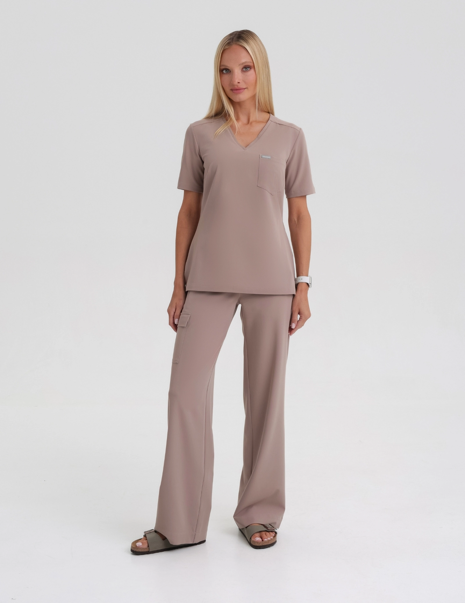 Bluză Medicală Raya One Pocket - BEIGE Bluză Medicală Raya One Pocket - BEIGE