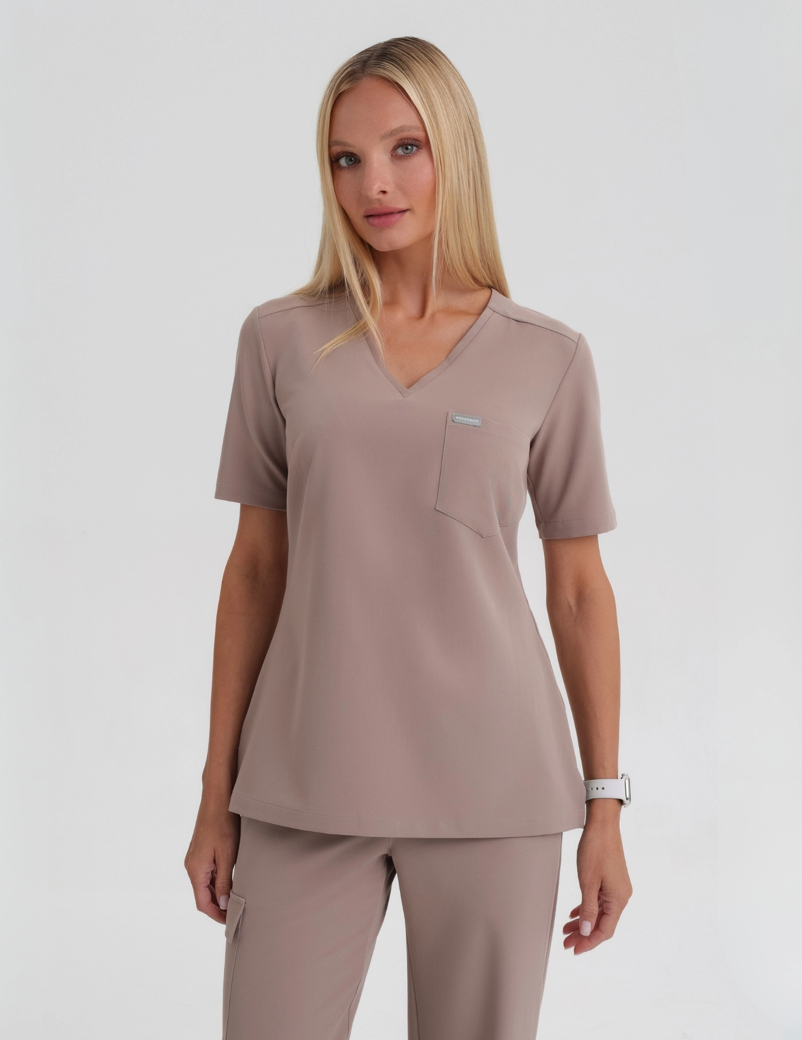 Bluză Medicală Raya One Pocket - BEIGE Bluză Medicală Raya One Pocket - BEIGE