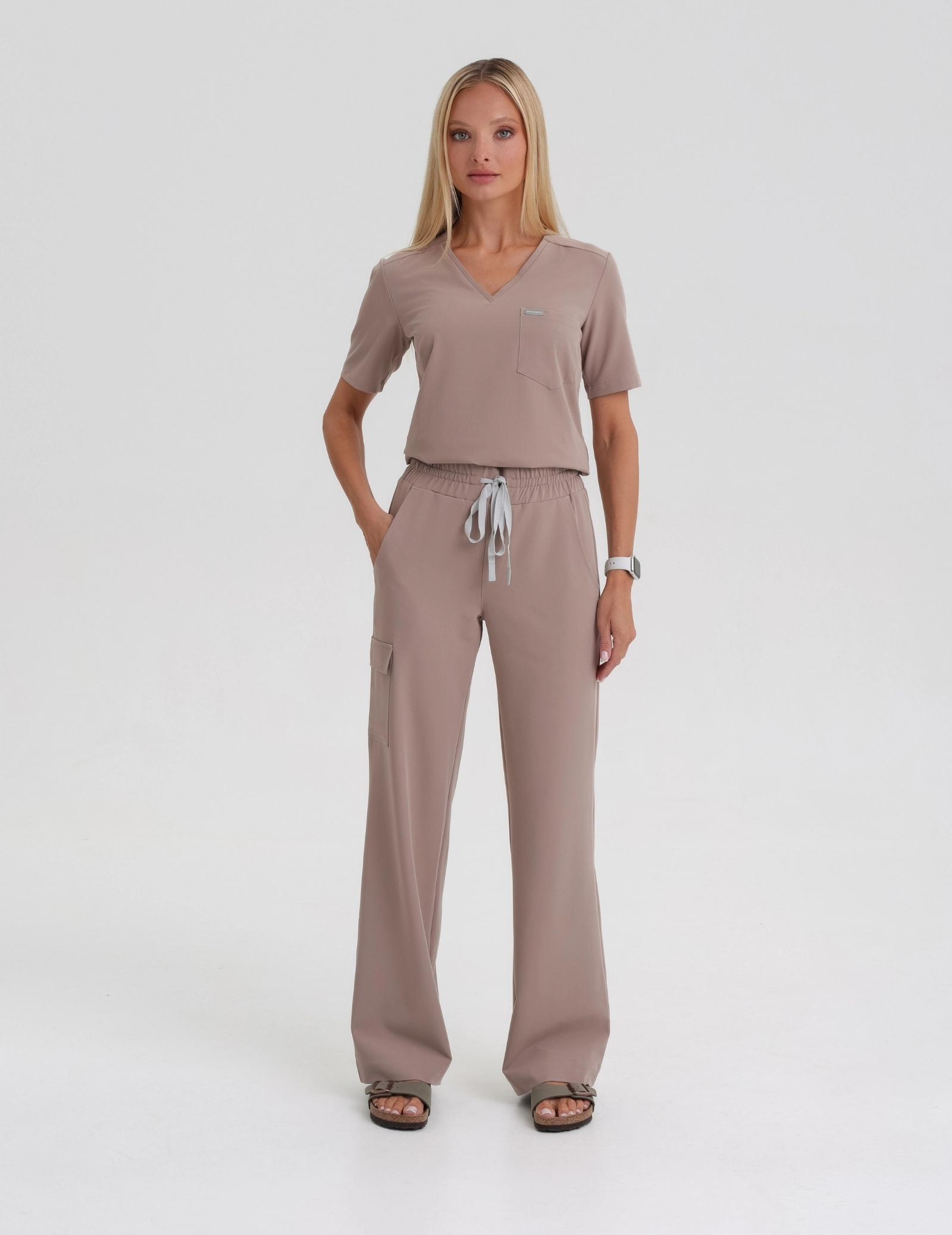 Bluză Medicală Raya One Pocket - BEIGE Bluză Medicală Raya One Pocket - BEIGE