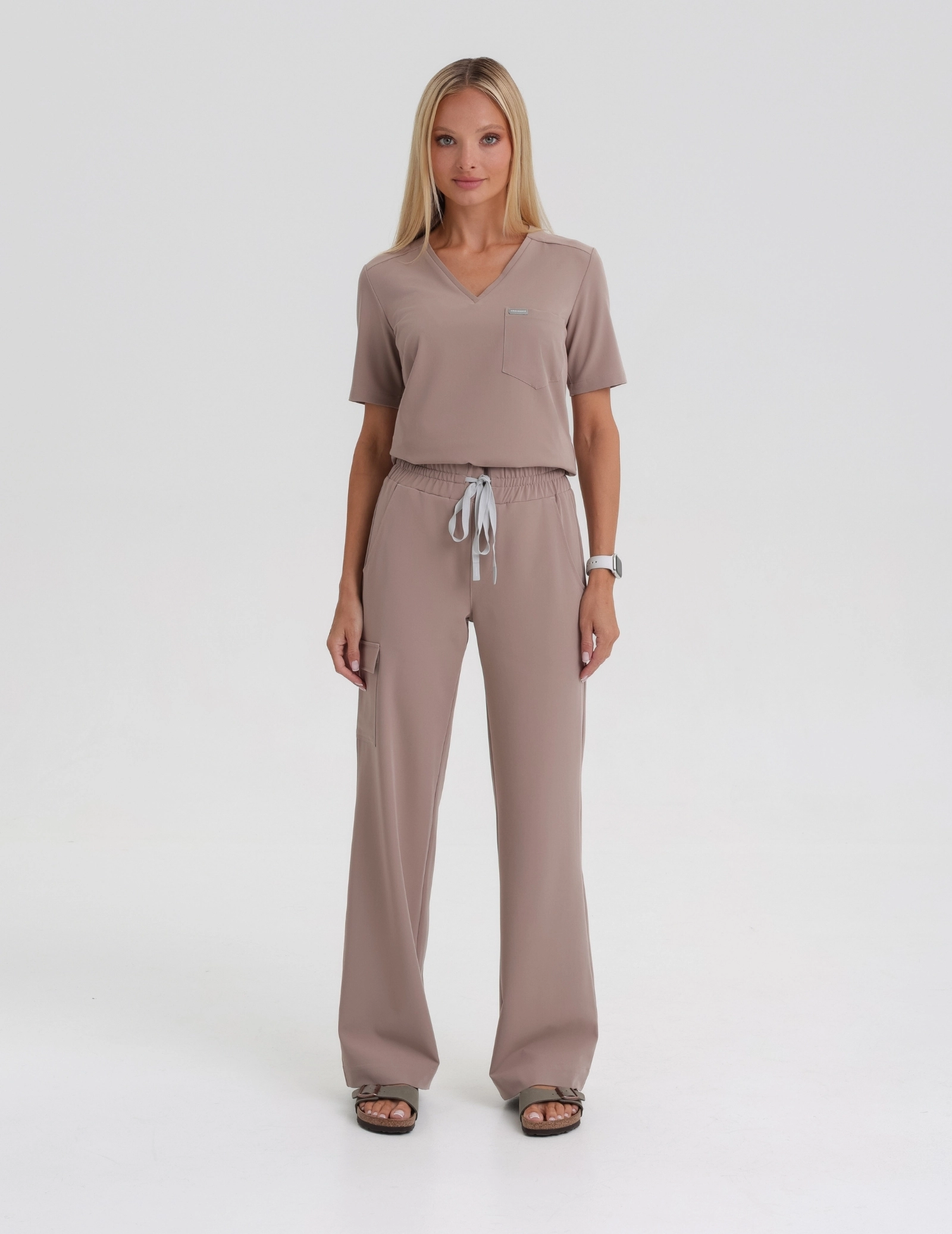 Pantaloni Medicali Dama Yoga - BEIGE Pantaloni Medicali Dama Yoga - BEIGE