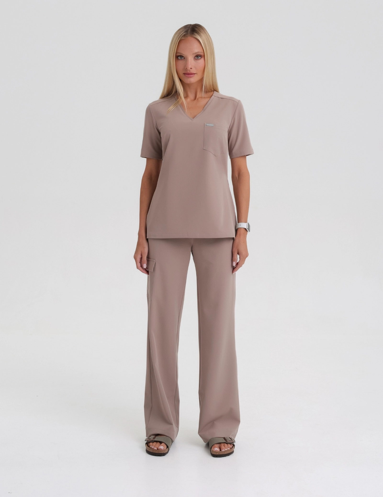 Pantaloni Medicali Dama Yoga - BEIGE Pantaloni Medicali Dama Yoga - BEIGE